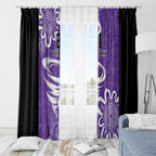 Hobart Hurricanes Custom Window Curtain Minimalism Aboriginal