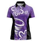 Hobart Hurricanes Custom Women Polo Shirt Minimalism Aboriginal