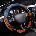 Broncos Rugby ANZAC Steering Wheel Cover Starry Night and Field of Poppies