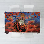 Personalised Broncos Rugby ANZAC Tablecloth Starry Night and Field of Poppies