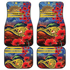 Personalised Eels Rugby ANZAC Car Mats Starry Night and Field of Poppies