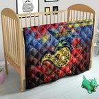 Personalised Eels Rugby ANZAC Quilt Starry Night and Field of Poppies