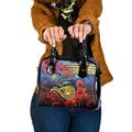 Personalised Eels Rugby ANZAC Shoulder Handbag Starry Night and Field of Poppies