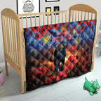 Personalised Panthers Rugby ANZAC Quilt Starry Night and Field of Poppies