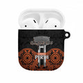 Cricket Australia Perth Champions 2026 AirPods Case Black Aboriginal Dot Art