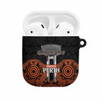 Cricket Australia Perth Champions 2026 AirPods Case Black Aboriginal Dot Art