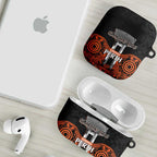 Cricket Australia Perth Champions 2026 AirPods Case Black Aboriginal Dot Art