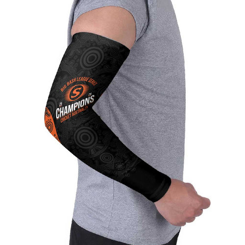 Cricket Australia Perth Champions 2026 Arm Sleeves Black Aboriginal Dot Art