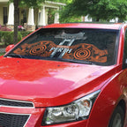Cricket Australia Perth Champions 2026 Auto Sun Shade Black Aboriginal Dot Art
