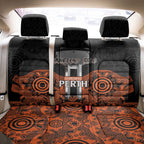 Cricket Australia Perth Champions 2026 Back Car Seat Cover Black Aboriginal Dot Art