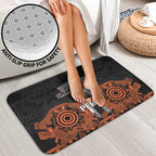 Cricket Australia Perth Champions 2026 Bathroom Set Black Aboriginal Dot Art