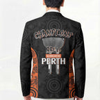 Cricket Australia Perth Champions 2026 Blazer Black Aboriginal Dot Art