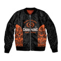 Cricket Australia Perth Champions 2026 Bomber Jacket Black Aboriginal Dot Art