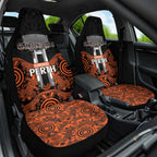 Cricket Australia Perth Champions 2026 Car Seat Cover Black Aboriginal Dot Art