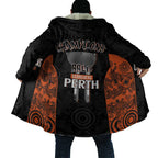 Cricket Australia Perth Champions 2026 Cloak Black Aboriginal Dot Art