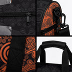 Cricket Australia Perth Champions 2026 Duffle Bag Black Aboriginal Dot Art