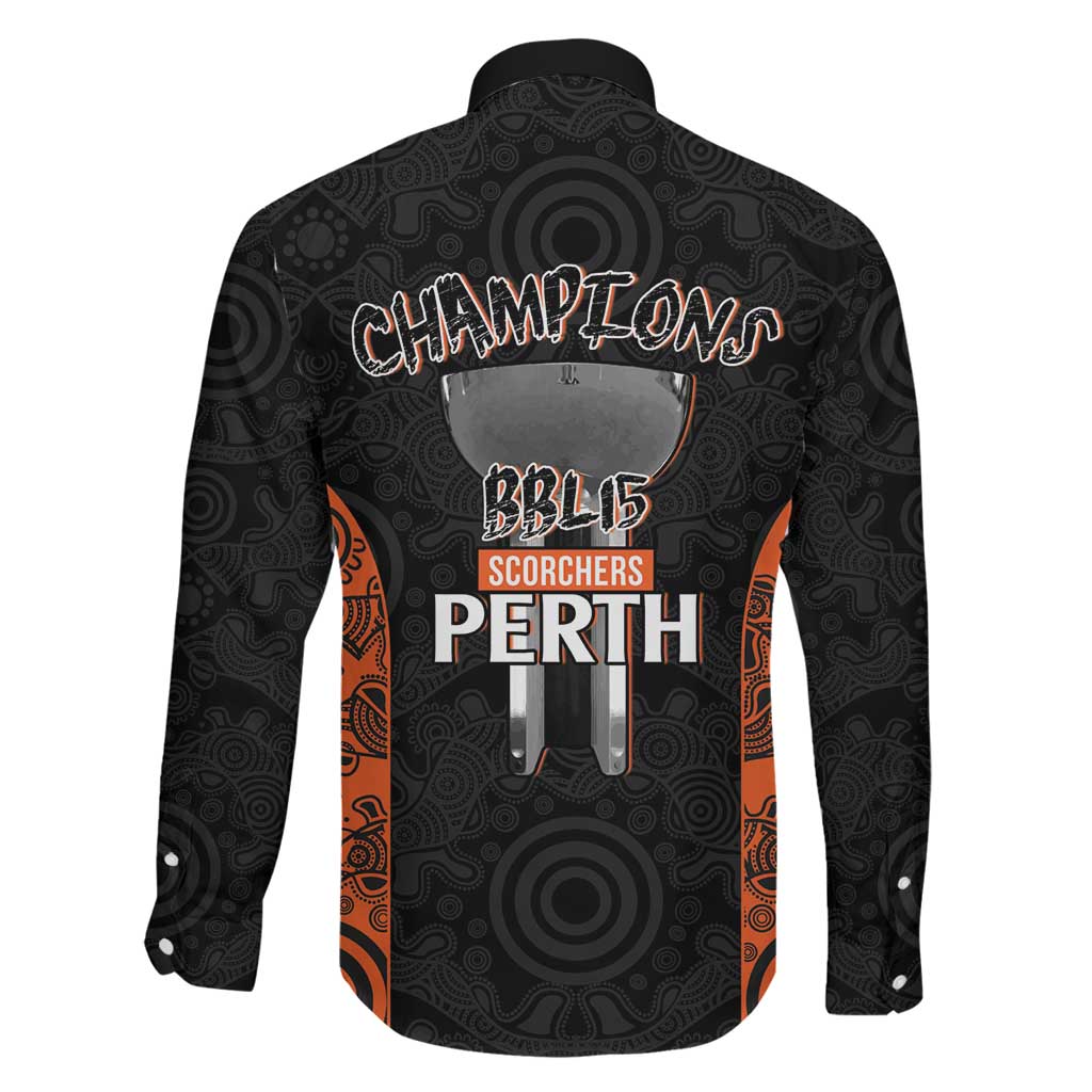 Cricket Australia Perth Champions 2026 Family Matching Off Shoulder Short Dress and Hawaiian Shirt Black Aboriginal Dot Art