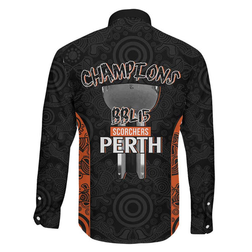 Cricket Australia Perth Champions 2026 Family Matching Puletasi and Hawaiian Shirt Black Aboriginal Dot Art