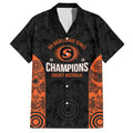 Cricket Australia Perth Champions 2026 Hawaiian Shirt Black Aboriginal Dot Art