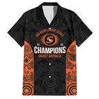 Cricket Australia Perth Champions 2026 Hawaiian Shirt Black Aboriginal Dot Art