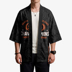 Cricket Australia Perth Champions 2026 Kimono Black Aboriginal Dot Art