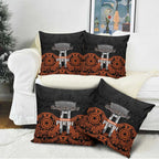 Cricket Australia Perth Champions 2026 Pillow Cover Black Aboriginal Dot Art