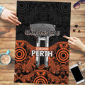 Cricket Australia Perth Champions 2026 Puzzle Black Aboriginal Dot Art