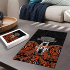 Cricket Australia Perth Champions 2026 Puzzle Black Aboriginal Dot Art