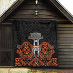 Cricket Australia Perth Champions 2026 Quilt Black Aboriginal Dot Art