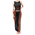 Cricket Australia Perth Champions 2026 Tank Maxi Dress Black Aboriginal Dot Art