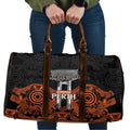 Cricket Australia Perth Champions 2026 Travel Bag Black Aboriginal Dot Art