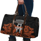 Cricket Australia Perth Champions 2026 Travel Bag Black Aboriginal Dot Art