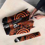 Cricket Australia Perth Champions 2026 Umbrella Black Aboriginal Dot Art