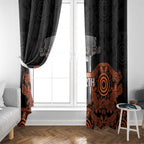 Cricket Australia Perth Champions 2026 Window Curtain Black Aboriginal Dot Art