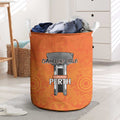 Cricket Australia Perth Champions 2026 Laundry Basket Gold Aboriginal Dot Art