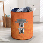 Cricket Australia Perth Champions 2026 Laundry Basket Gold Aboriginal Dot Art
