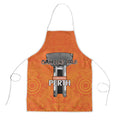 Cricket Australia Perth Champions 2026 Apron Gold Aboriginal Dot Art