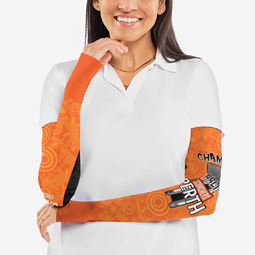 Cricket Australia Perth Champions 2026 Arm Sleeves Gold Aboriginal Dot Art