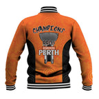 Cricket Australia Perth Champions 2026 Baseball Jacket Gold Aboriginal Dot Art
