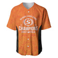 Cricket Australia Perth Champions 2026 Baseball Jersey Gold Aboriginal Dot Art