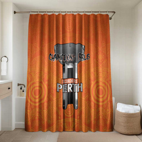 Cricket Australia Perth Champions 2026 Bathroom Set Gold Aboriginal Dot Art