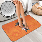 Cricket Australia Perth Champions 2026 Bathroom Set Gold Aboriginal Dot Art