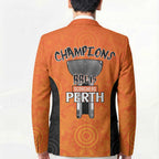 Cricket Australia Perth Champions 2026 Blazer Gold Aboriginal Dot Art