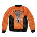 Cricket Australia Perth Champions 2026 Bomber Jacket Gold Aboriginal Dot Art