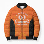 Cricket Australia Perth Champions 2026 Bomber Puffer Jacket Gold Aboriginal Dot Art
