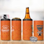 Cricket Australia Perth Champions 2026 4 in 1 Can Cooler Tumbler Gold Aboriginal Dot Art
