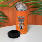 Cricket Australia Perth Champions 2026 4 in 1 Can Cooler Tumbler Gold Aboriginal Dot Art