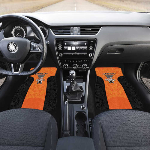 Cricket Australia Perth Champions 2026 Car Mats Gold Aboriginal Dot Art