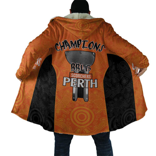 Cricket Australia Perth Champions 2026 Cloak Gold Aboriginal Dot Art