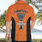 Cricket Australia Perth Champions 2026 Hawaiian Shirt Gold Aboriginal Dot Art